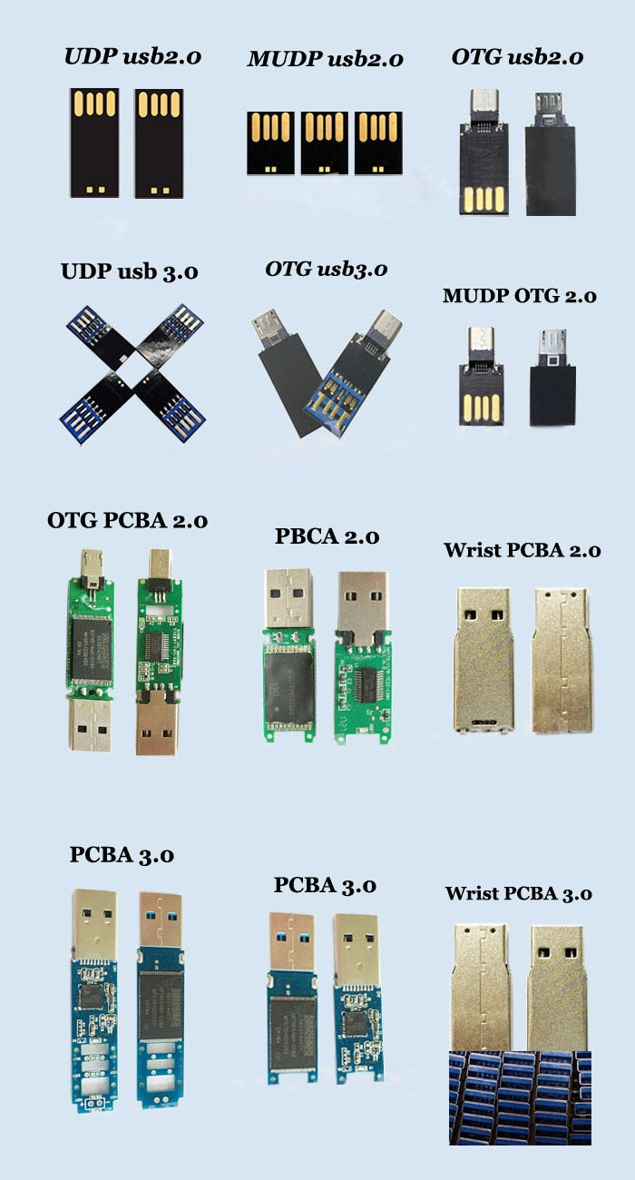 Wholesale USB2.0 USB3.0 PCBA USB Chip 64MB-128GB Without Case Flash Drive Chip